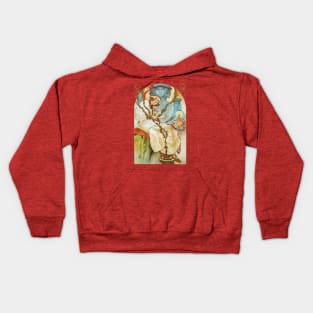 Mucha lithograph from Slav Epic series Kids Hoodie